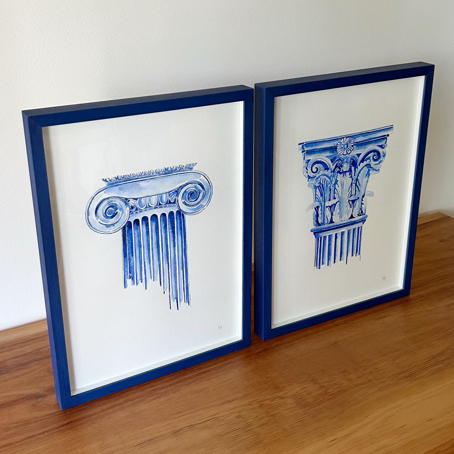 columna jonica y corintia