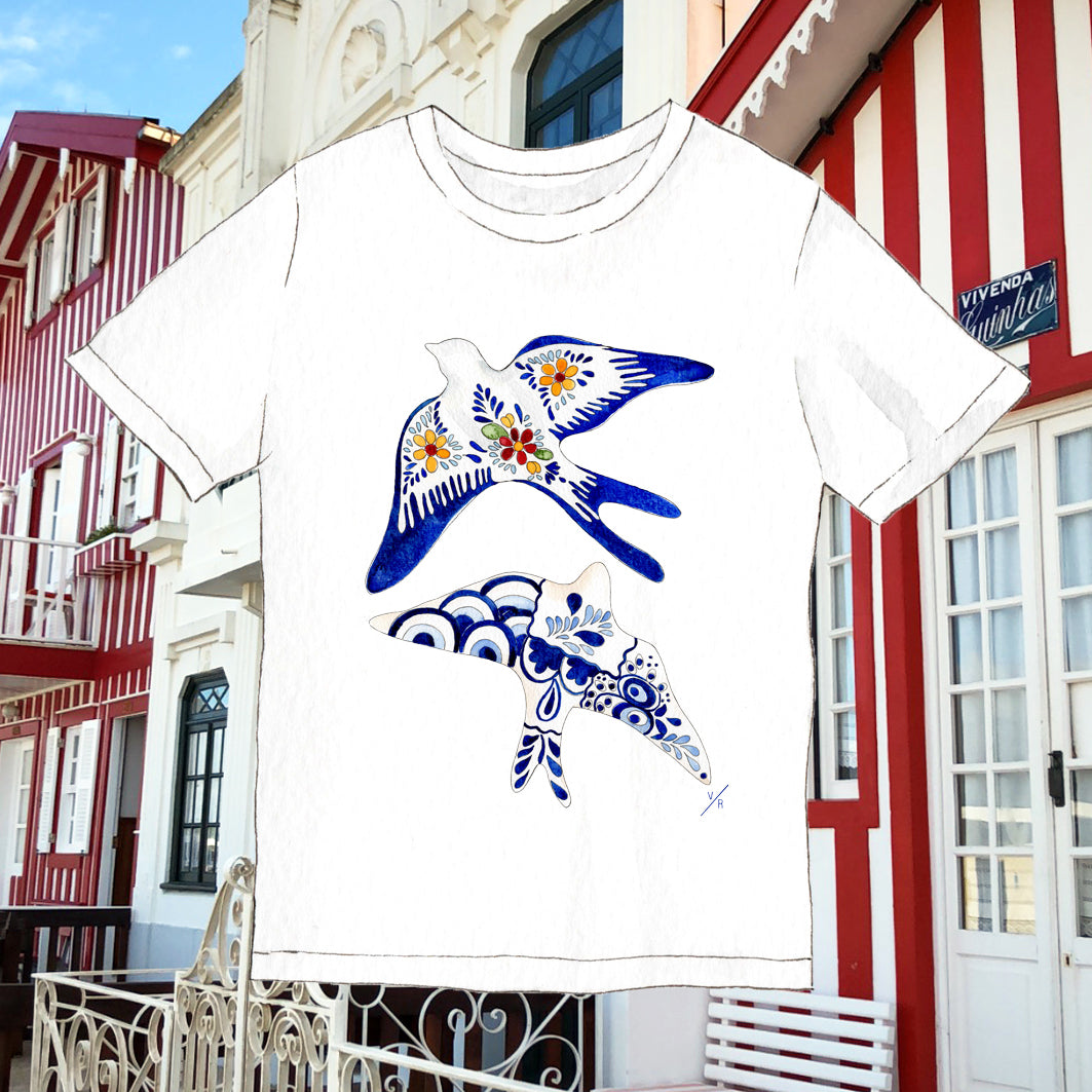 GOLONDRINAS - Remera manga corta